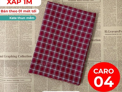 Vải sọc Caro Decor Noel nhiều kiểu [Đa dạng] Khổ 150cm PK-VAI-13